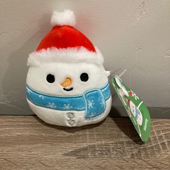 Squishmallows Other - ❤️Squish-mallows Christmas Manny the Snowman 4”